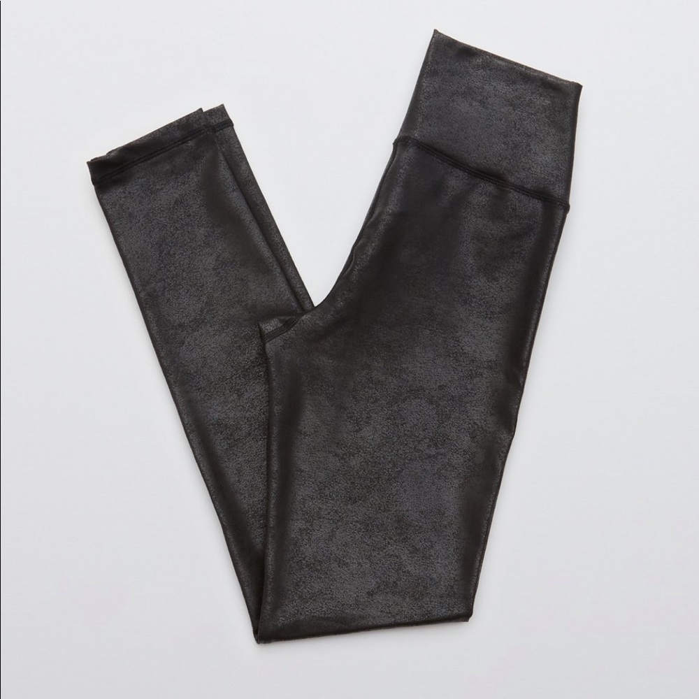 Offline by Aerie high waisted crackle leggings